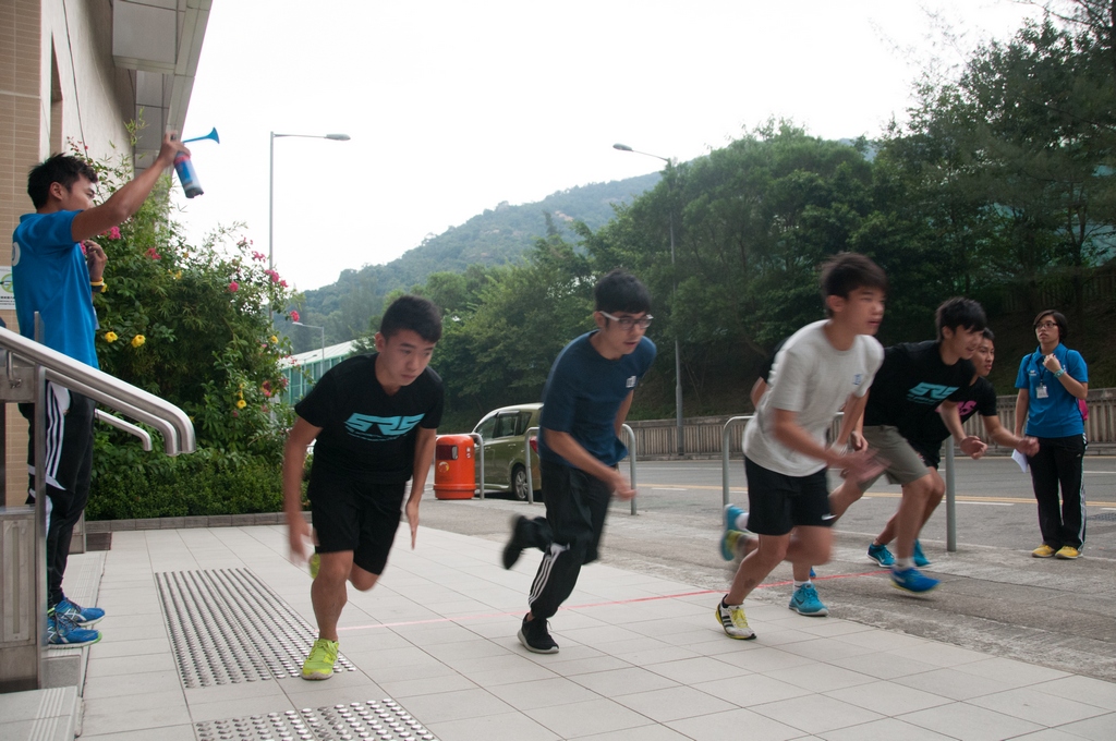 八十多名師生參加比賽，推動共融社會，並為香港融樂會籌款。