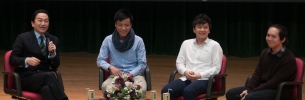Professor Stephen Chu shares his insights on lyrics studies with CIE students