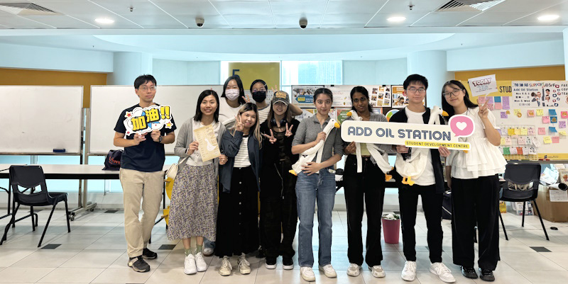 学生发展中心校园加油站传递正能量
