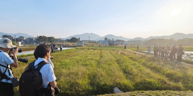 環境及資源管理學士課程同學考察塱原自然生態公園並探討香港「新自然保育政策」