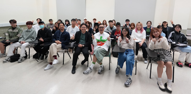 著名编导邹凯光先生与同学进行「互动talk骚」传授访问技巧