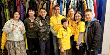 CIE students develop social responsibility through Gingko House’s Winter Charitable Clothing Donation project