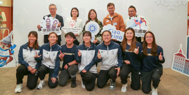 國際學院同學全力支持香港特奧代表團出發典禮 