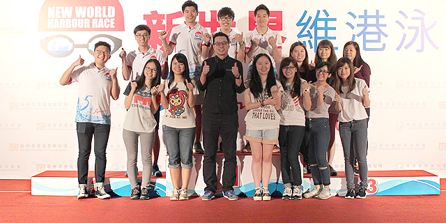 CIE Students Volunteer in New World Harbour Race 2015