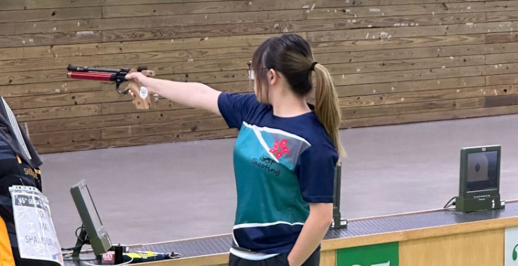 Cheung Lok Yi shines  in 10M Air Pistol Women (Junior team) Event at the 45th South East Asia Shooting Championships