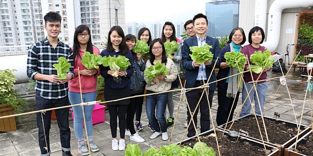 国际学院绿色大使「天台有机种植计画」 2015-16
