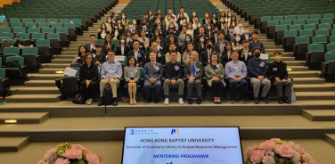 Students and mentors of BCom (Hons) in Human Resources Management reunited face-to-face during the Annual Mentoring Ceremony 2023