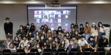 國際學院與馬來西亞國際伊斯蘭大學同學進行線上交流  一同學習廣告創意