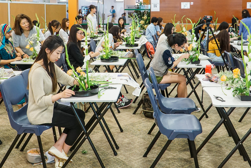 CIE students put the finishing touches on their own creations.