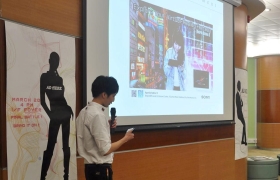 Finalist presenting their TVC proposed to the judges from Sony Hong Kong.