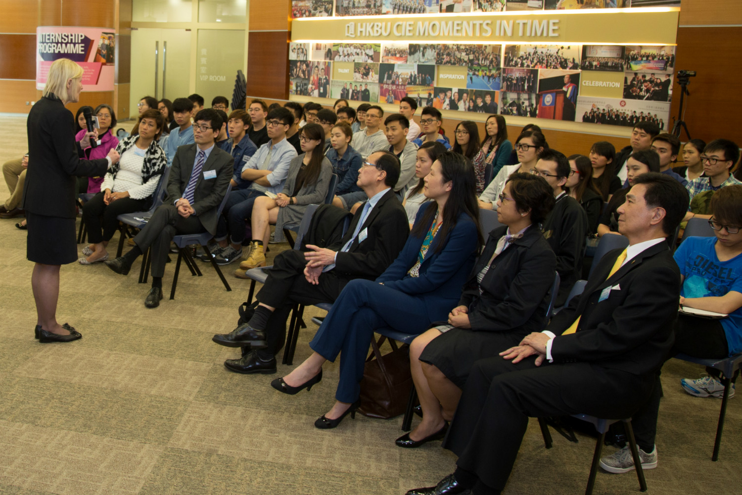 Dr. Runte shared her views on the purpose of education and the importance of broadening one’s horizons.