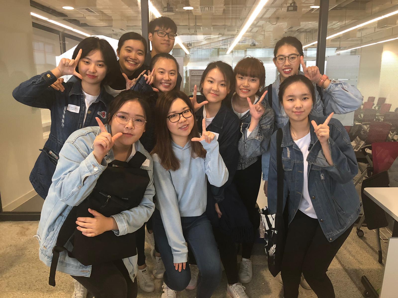 A team of 9 Associate Degree students formed  ‘LiquiFly’ to promote environmentally-friendly life style.