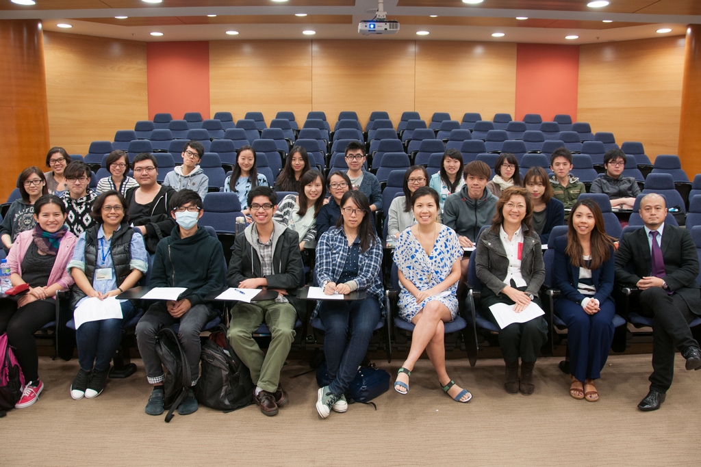CIE students thoroughly enjoyed Ysabelle’s(4th from right) talk on the Liars’ League. 