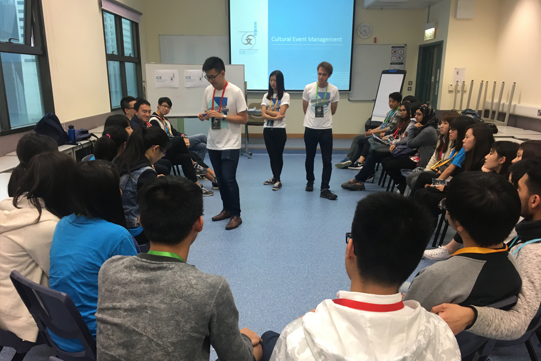 International Trainers from Inter-Cultural Education (ICE) delivered a session on Project Management.