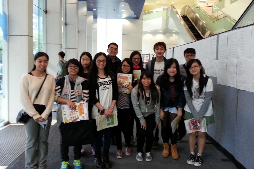 CIE student representatives and Dr. Martin Tsui attended the Lunar New Year booth Auction at Victoria Park.