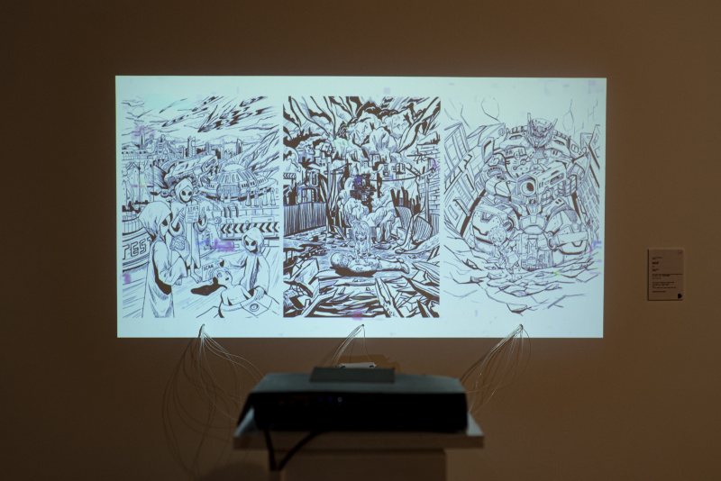 作品「我來自2088」描繪了新一代想像中的未來。