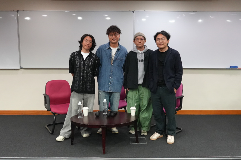 （左至右）创办人黄家富先生、高江凌先生、BCW 兼任讲师徐璋霖先生及BCW课程总监林震宇先生。