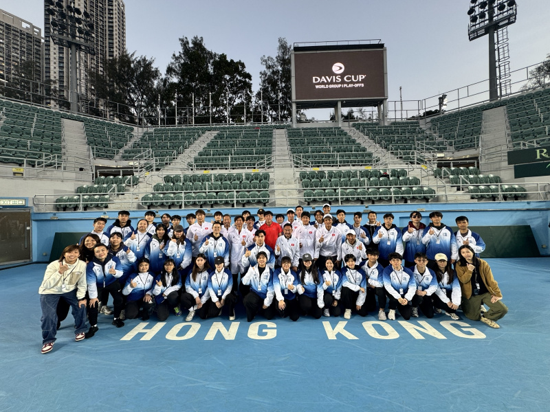 A team of 50 students from the Bachelor of Social Sciences (Honours) in Sport and Recreation Leadership programme took up duties at the Davis Cup Hong Kong Tie.