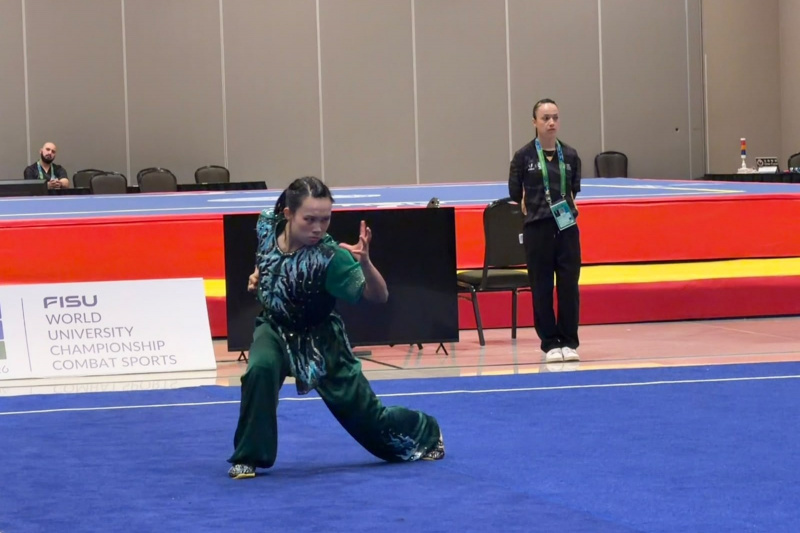 Lee Suet Ying wins a Gold Medal at the FISU World University Championship Combat Sports