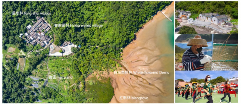 Hong Kong UNESCO Global Geopark has rich ecology and diverse cultural heritage that greatly enhance the experience of visitors.  (Photo credit: Mr. Alvin Ng, AFCD)