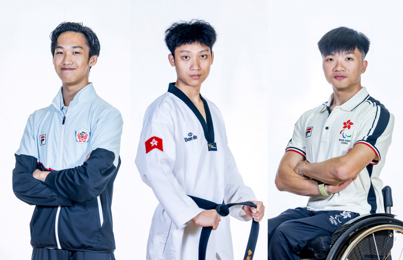 Three elite athletes admitted to HKBU under the Talented Athletes Direct Admissions Scheme