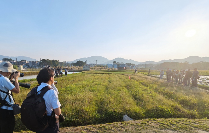 環境及資源管理學士課程同學前往塱原自然生態公園考察，並認識香港的新自然保育政策。