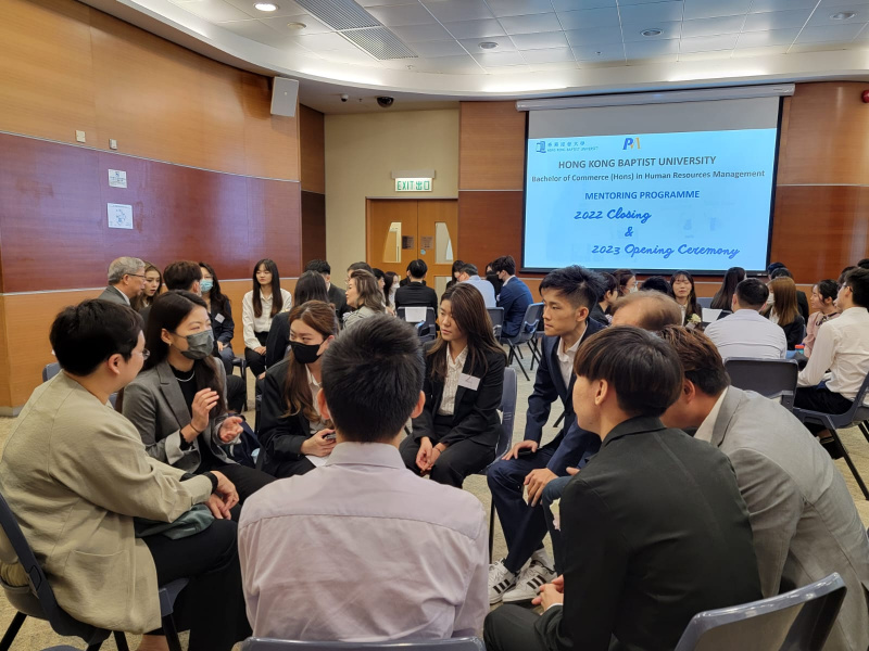 The Annual Mentoring Ceremony has been a meaningful and valuable opportunity for students to meet with different mentors having solid professional human resources experience.