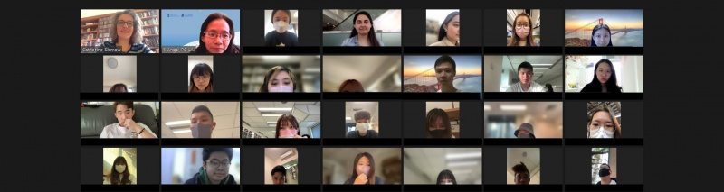 商学部举办网络研讨会，内容围绕全球化下的就业机会，参加者包括来自不同学士学位及副学士专修同学。