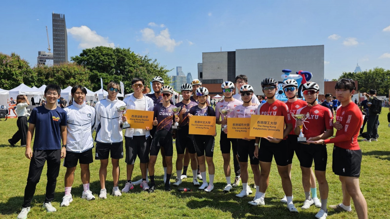 The HKBU team took part in the World University Trophy, facing off against elite university cyclists from all over the world.